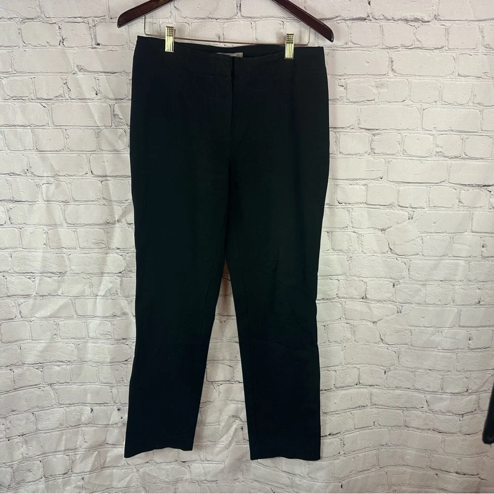 Chico's Black Dress Pants with Slim Tapered Leg sz 0.5(small 6) classic office